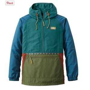 LLBean Multicolor Raincoat